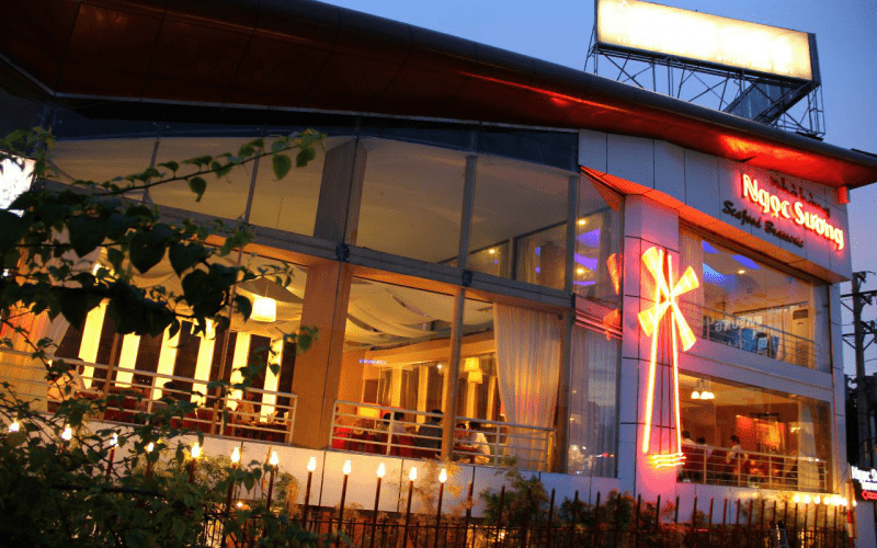 nhà hàng Ngọc Sương được đánh giá là một trong những nhà hàng hải sản ngon chất lượng ở Đà Nẵng